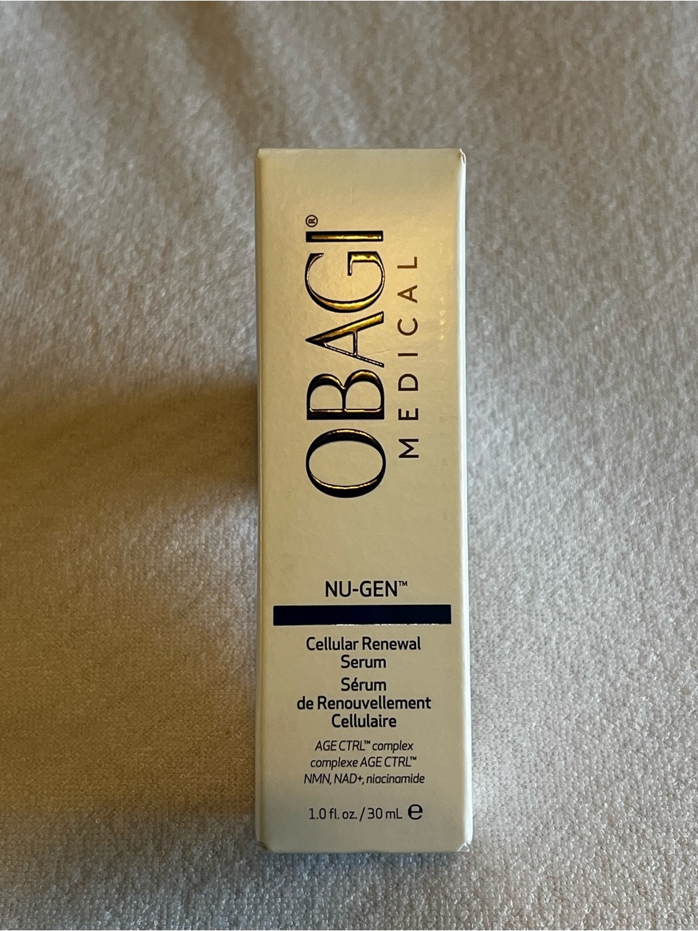 New Authentic Obagi NU-GEN Cellular Renewal Serum 1 oz. / 30 mL w/ Box